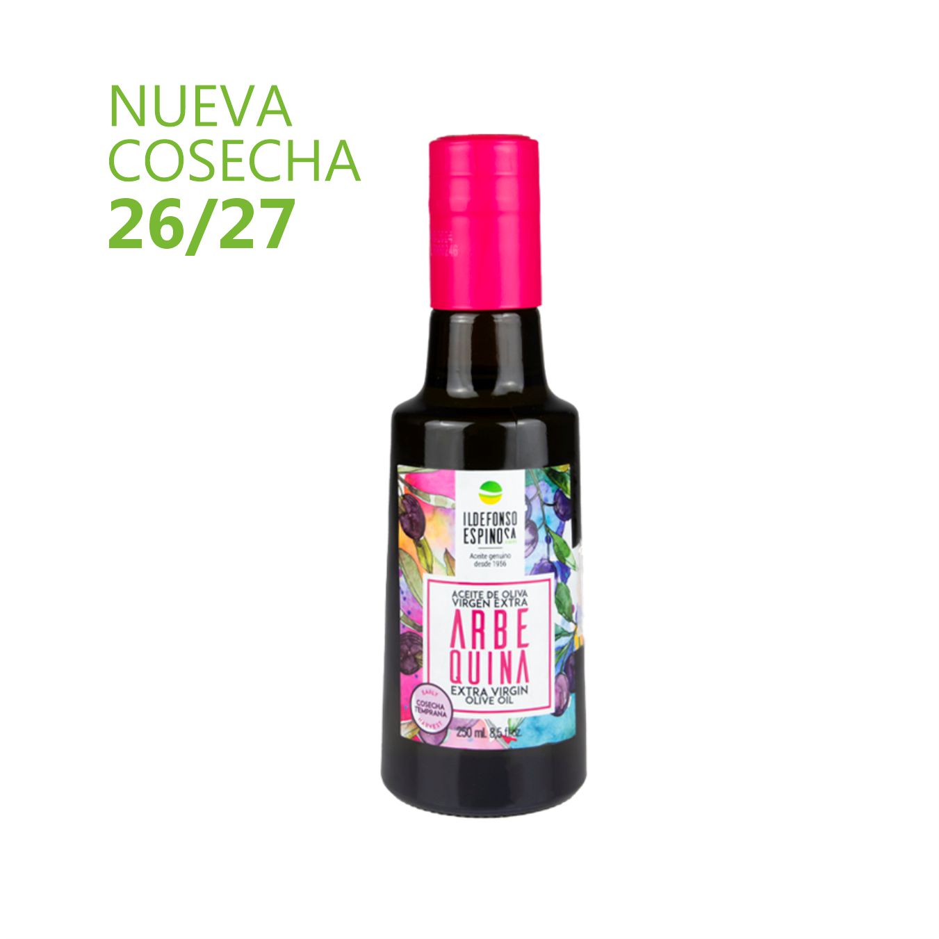 CAJA 15x250ML AOVE ARBEQUINA TEMPRANO COSECHA 26/27