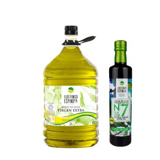 CAJA 3x5L AOVE CLÁSICO PICUAL 24/25 + 1 BOTELLA PREMIUM COSECHA TEMPRANA